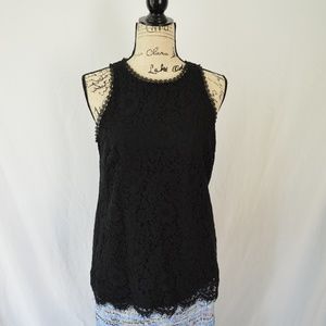 Cabi Display Top 3605 Black Lace Tank EUC S